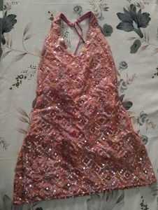 Halterneck Backless Y2k Kurti