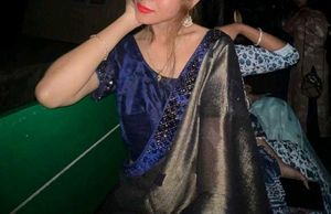 Elegant Grey Saree