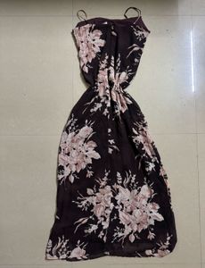 Floral Print Maxi Dress