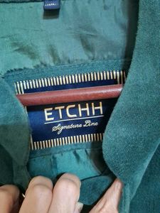Green Embroidered Ethnic Jacket