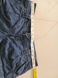Women's Blue Denim Shorts