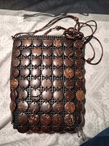 Unique Coconut Shell Sling Bag