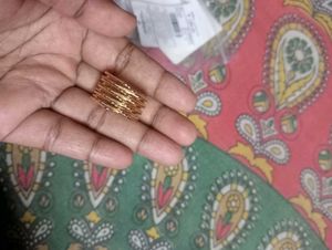 Stackable Gold Tone Adjustable Ring