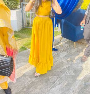 Vibrant Yellow Ethnic Co-ord Set