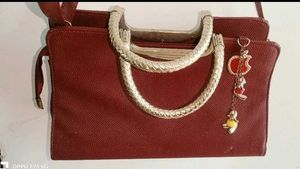 Stylish Red Handbag