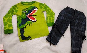 Very Cute H&M Dragon Top With Beautiful Jeans