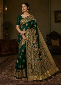 Exquisite Banarasi Silk dupatta Saree