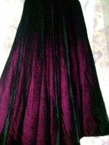 dark purple Embellished Gown