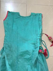 Beautiful Teal Embroidered gown