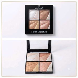 12 Color Baked Highlighter Palette