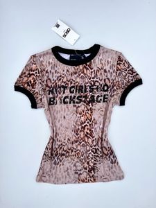 ASOS Leopard Print Graphic Tee