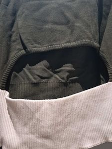 Olive Green Knit Sweater top