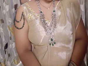 Elegant Silk Saree with Embellishments