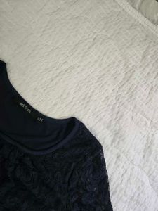 Navy Lace Cut-Out Dress bust 34/36