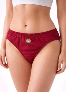 Comfortable Red Cotton Briefs Pack Of 1