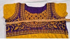 Vibrant Yellow Embroidered Kurti