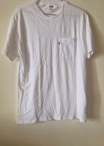 Unisex Levi's White Pocket T-Shirt
