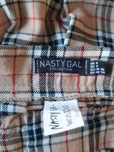 Plaid Mini Skirt