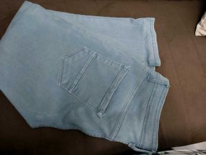 men Light Wash Denim Jeans