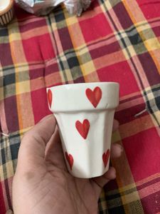 5 Ceramic Heart Showpiece