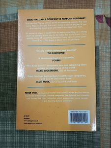 Zero To One Business Bestseller
