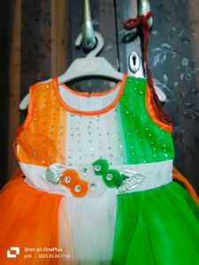 Baby Girls flag frock