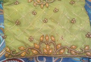 Green Colour Wedding/Party Wear Lehenga For Girls