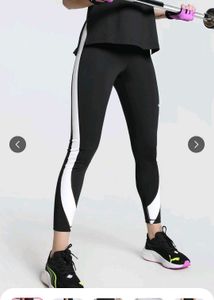 Puma Black & White Athletic Leggings