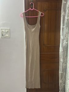 Ribbed Bodycon Midi Dress