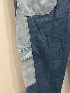 Forever 21-Stylish Blue Denim Cargo Pants