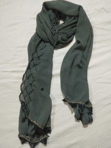 Elegant Beaded Scarf