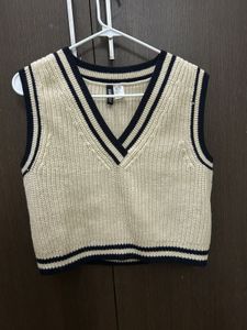 Chic V-Neck Knit Sweater Vests (Set of 2)