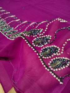 hand work heavy saree...