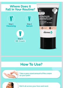 The Derma Co. 2% Niacinamide BB Cream + surprise g