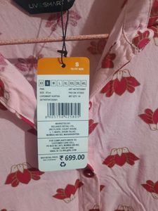 Pink Lotus Print Dress