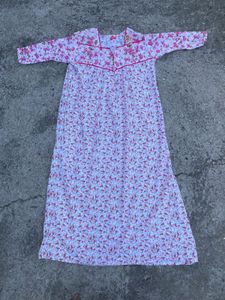 Women's 100% cotton Floral maxy/ Nightgown
