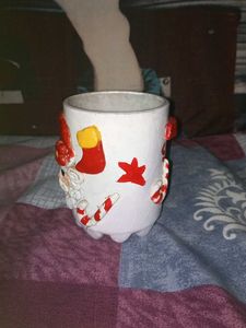 Christmas Hand Painted Glass