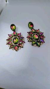 Rainbow Korean earrings
