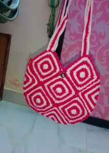 Crocheted Tote Bag