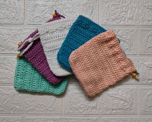 Handmade Granny Square Potli Bag