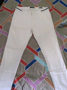 Highlander Men's White Jeans