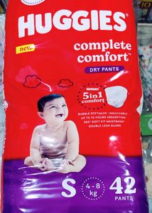 HUGGIES COMPLETE COMFORT SMALL SIZE 42 UNIT PACK