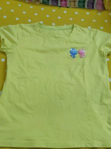 Cute Yellow Graphic T-Shirt