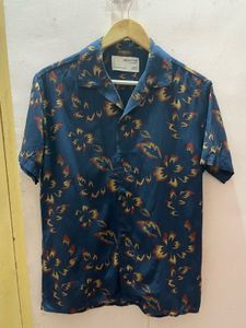 Selected Homme Blue Floral Shirt