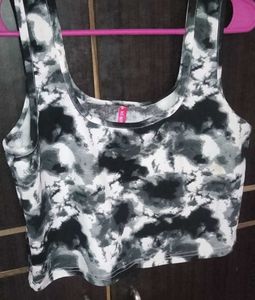 Tie-Dye Crop Tank Top