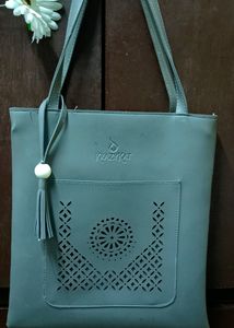 Grey Tote Bag For Casuals