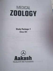 Aakash BYJU'S Zoology Study Package-1 Class XII