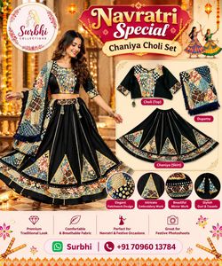 Beautiful Black Lehenga Choli Set