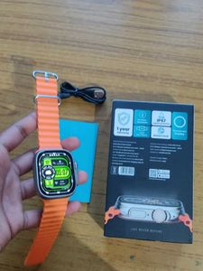 Boult Crown Pro Smartwatch Orange colour 2.01HD