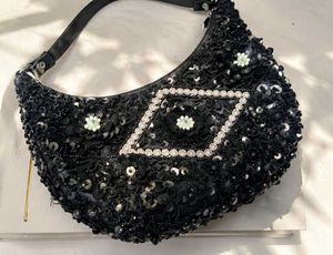 Sparkling Black Evening Clutch